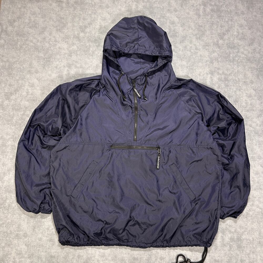 Vintage 1999 Old Navy Anorak Windbreaker Oversized Nylon Made in Russia Mens L